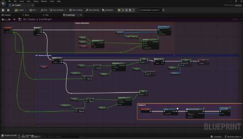 Player and camera controller Blueprint